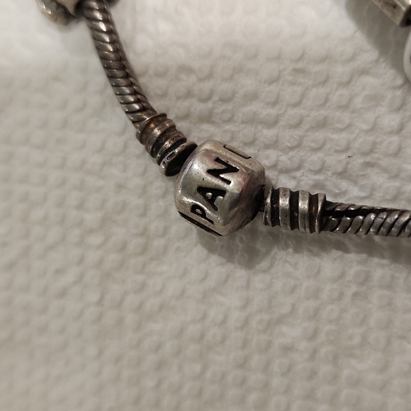 Pandora Sterling Charm Bracelet (13 charms) - Picture 10 of 12